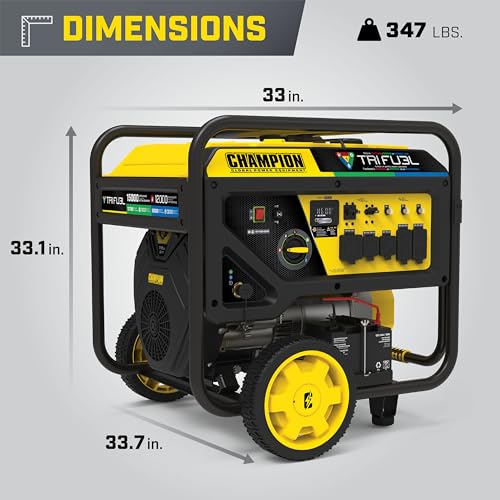 15,000-Watt Electric Start Tri Fuel Portable Generator S840