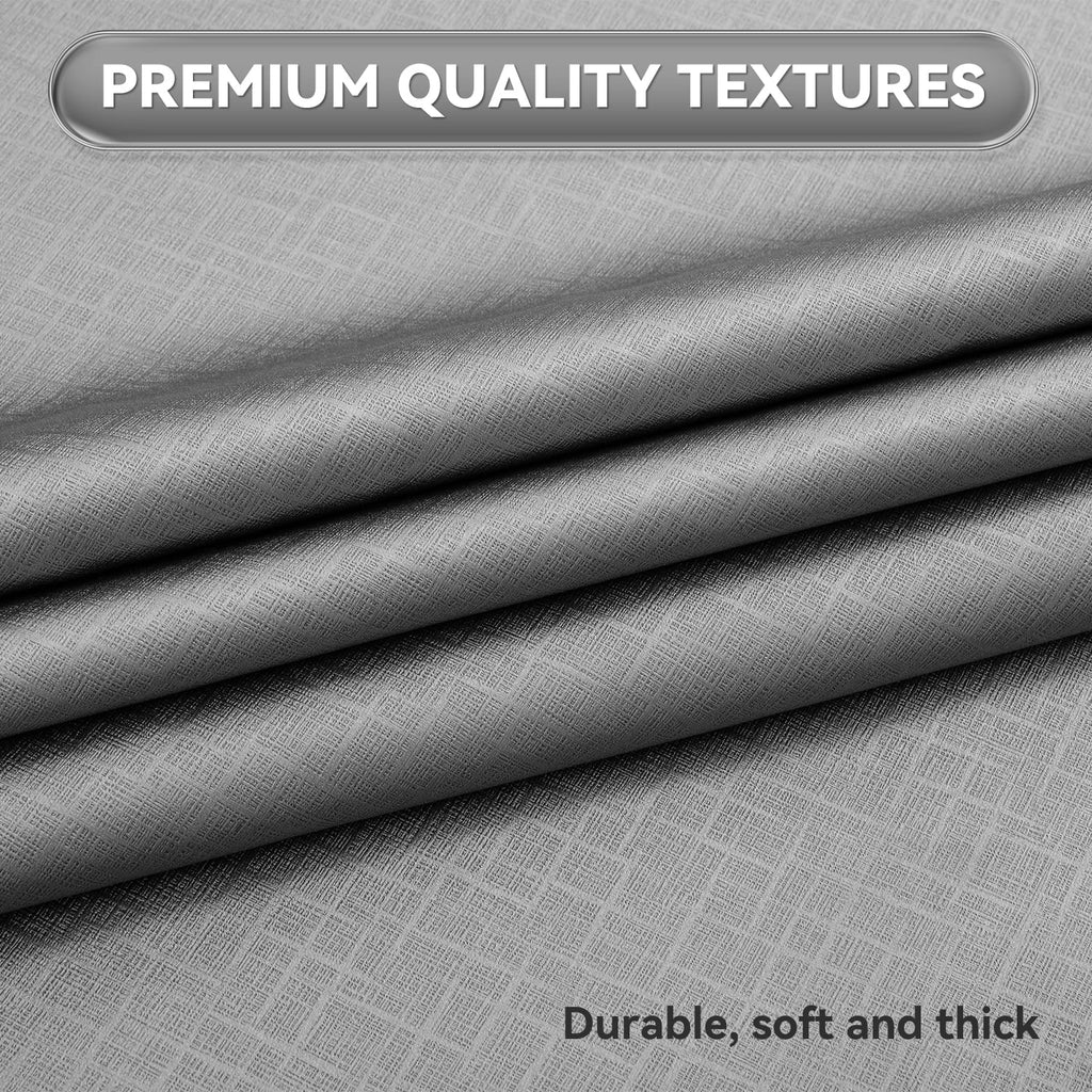 Gray 52x84 inch 100% Blackout Curtain Single Panel C6821