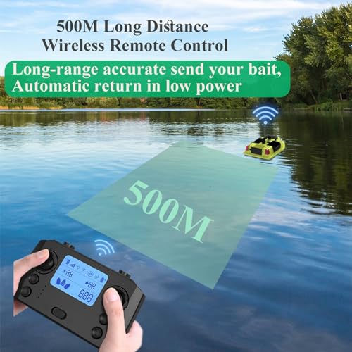 RC Fishing Bait Boat with GPS Auto Navigation Cruise Control W56337