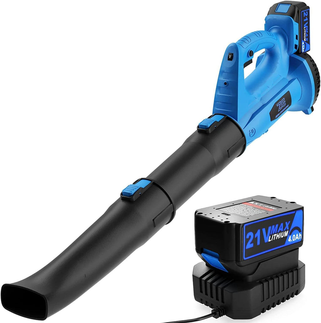 320 CFM 150 MPH Cordless Leaf Blower with 21V 4.0Ah Battery & Charger Y5360