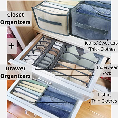 6 Pack Foldable Closet Organizers Y52372