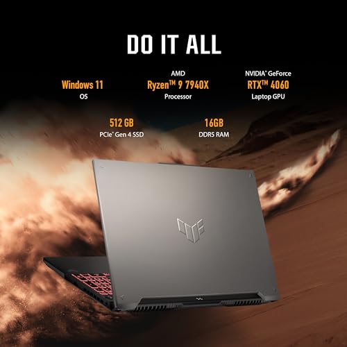 16” FHD+ 165Hz Display Gaming Laptop, AMD Ryzen 9 7940HX, NVIDIA GeForce RTX 4060, 16GB DDR5, 512GB PCIe Gen4 SSD, Windows 11 L2212