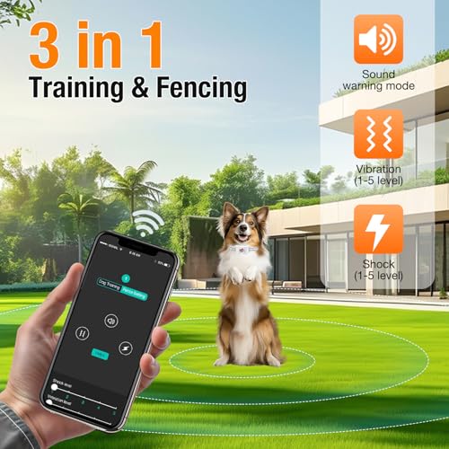 Wireless Dog Fence & Training Collar, White R455187