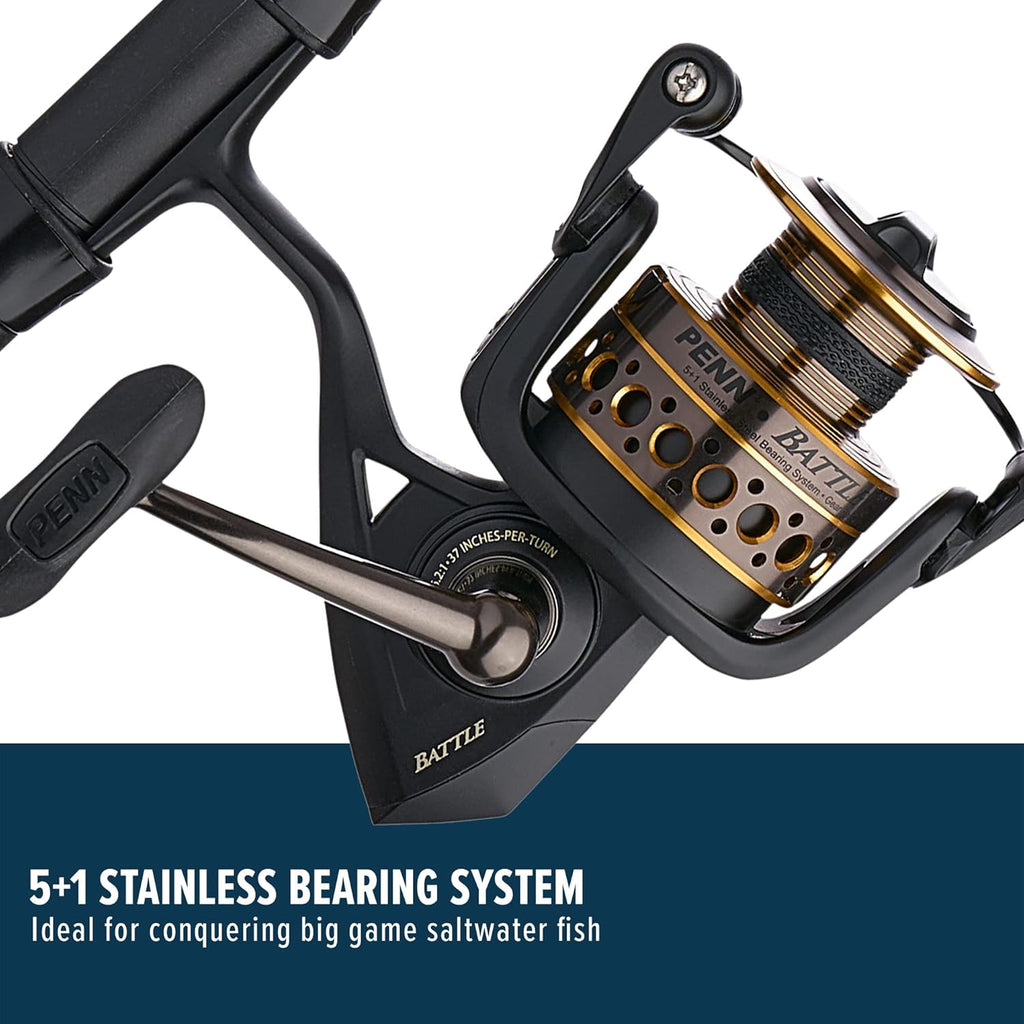 Penn Battle Spinning Reel and Fishing Rod Combo Y64011