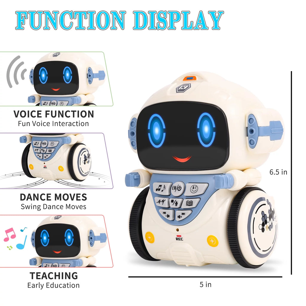 Kids Robot Toys with Voice Control Speech Recognition Singing Dancing Interactive Robot L36074