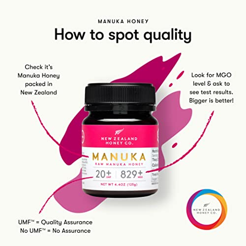 Raw Manuka Honey UMF 20+ MGO 829+ 8.8oz A897671