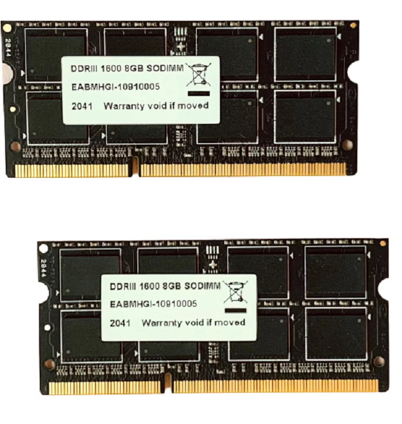 16GB DDR3 2x 8GB PC3-12800 1600MHz SODIMM Memory F594699