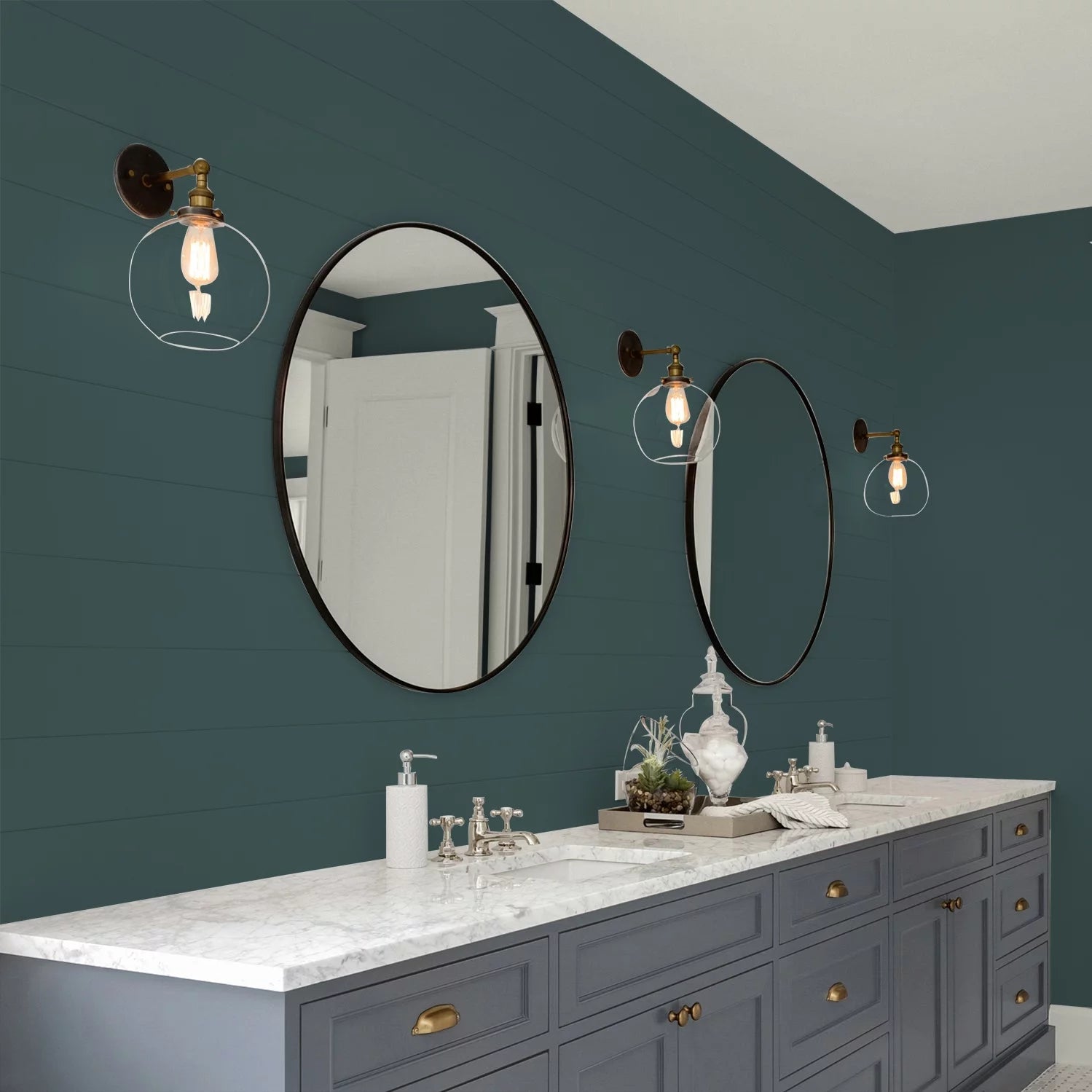 Night Watch Green Eggshell Interior Paint J199709