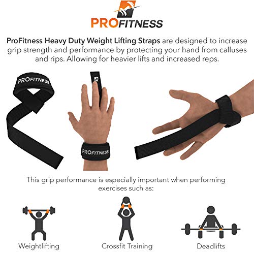 Heavy Duty Neoprene Padded Weight Lifting Straps Q9254