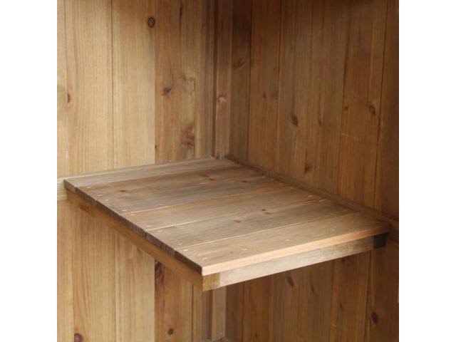 Brown Solid Wood Tool Shed P9468