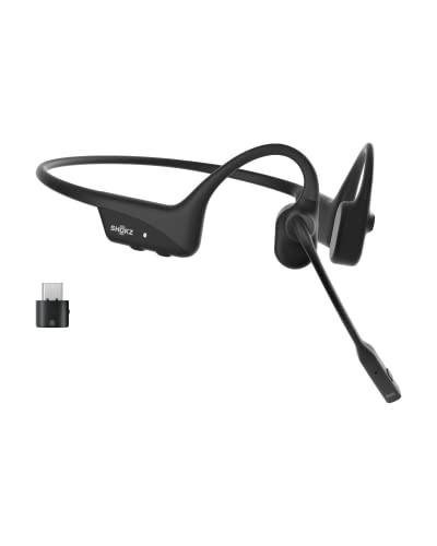 Bone Conduction Bluetooth Stereo Computer Headset with Boom Mic A964