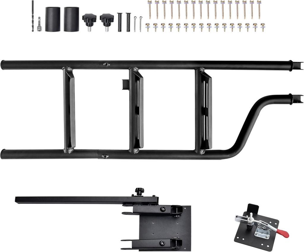 Heavy Duty Folding Pickup Truck Tailgate Ladder with Handrail Y458
