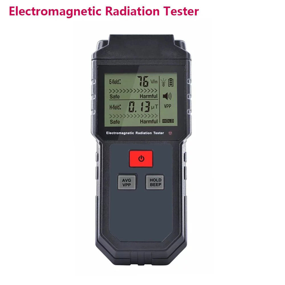 EMF Meter Electromagnetic Radiation Tester Digital Display K769571