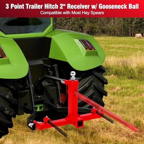 3 Point Hitch 2 inch Receiver Tow Drawbar Adapter X7609