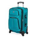 Teal 3 Piece Set Expandable Roller Luggage (21/25/29) U1776
