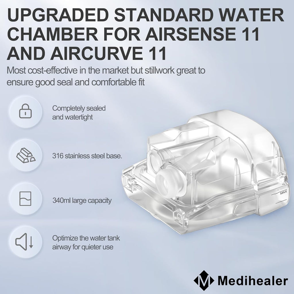 Transparent 380ml Humidifier Water Tub for Air Sense 11 F824483