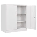 Metal Storage Cabinet with 2 Adjustable Shelves 36" H P5599