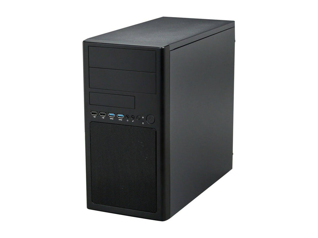 Micro-ATX Mini Tower Computer Case with Dual USB 3.0 Dual Fans D609527