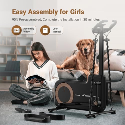 Compact Elliptical Exercise Machine with Magnetic Driving System 16 Resistance Levels T99854