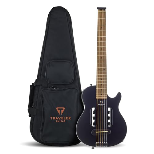 Black Satin Acoustic Travel Guitar N337