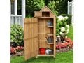 Brown Solid Wood Tool Shed P9468