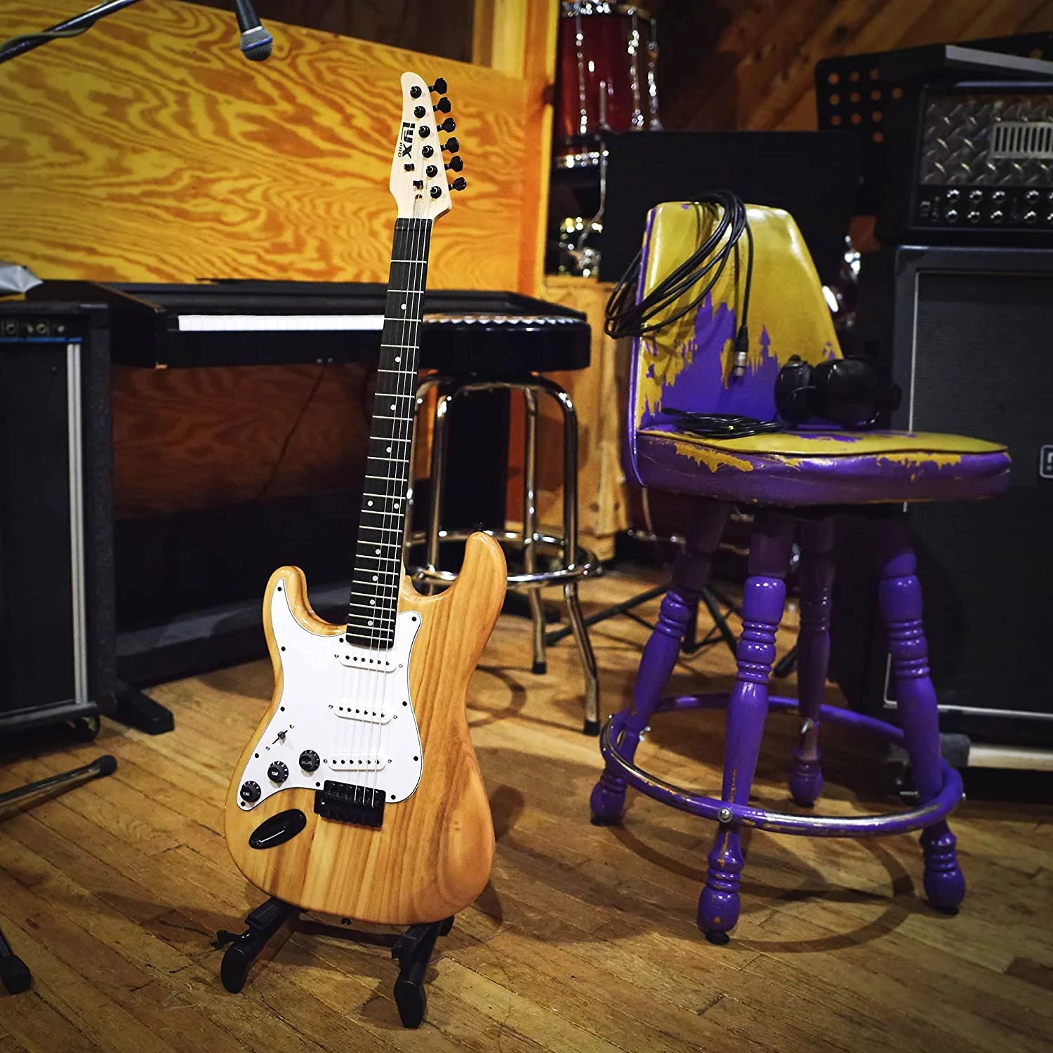 Natural 39” Left Handed Electric Guitar L4745