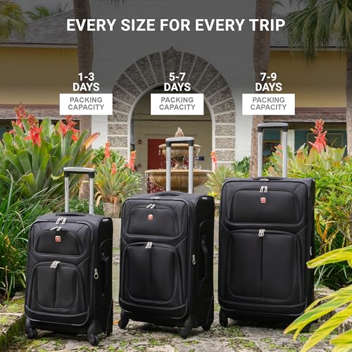 Teal 3 Piece Set Expandable Roller Luggage (21/25/29) U1776