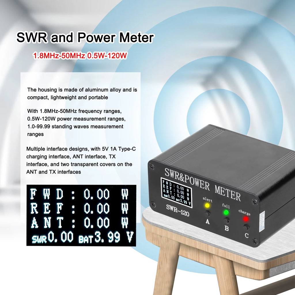 Short Waves Meter Power Watt Meter SWR Meter C26864