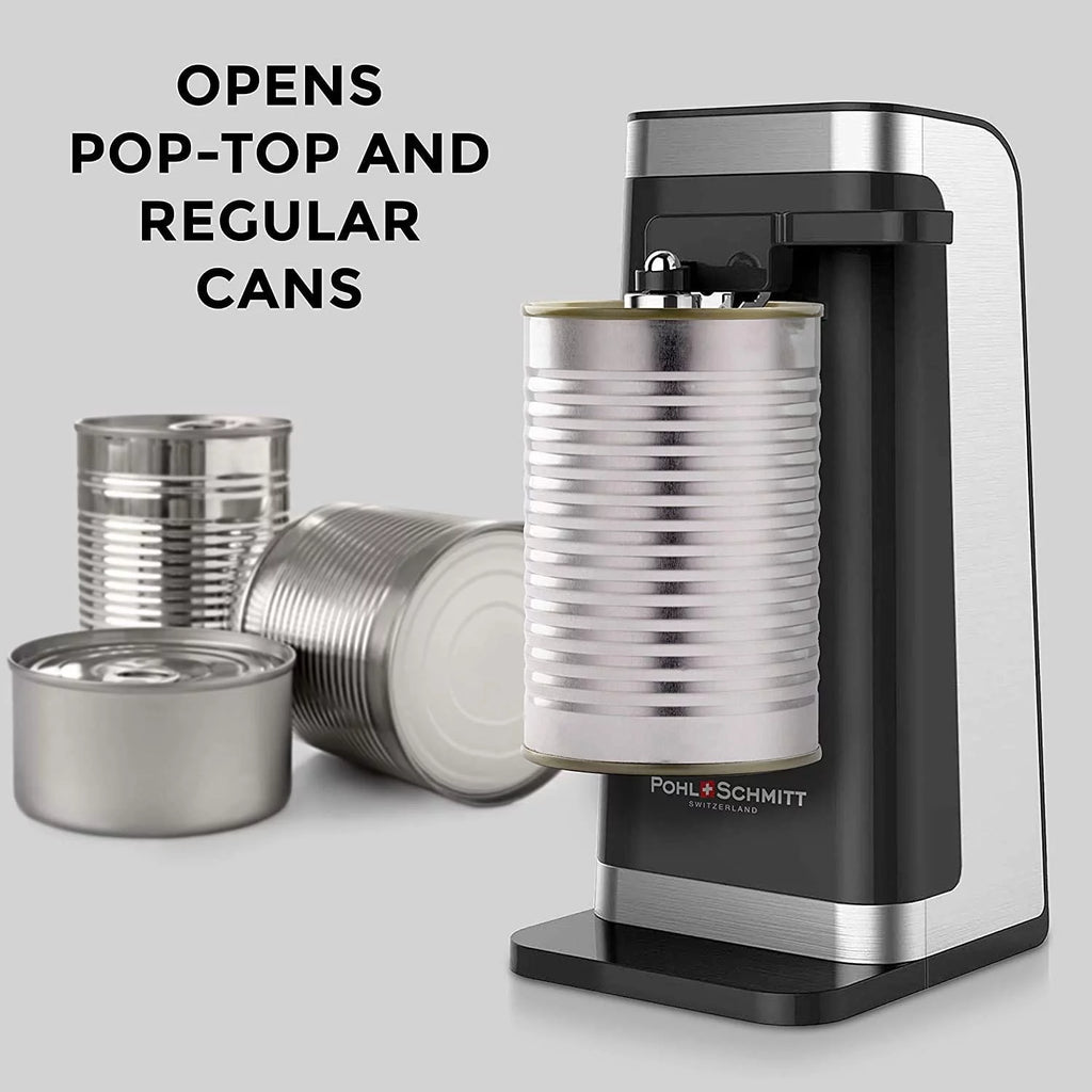 Electric Can Opener with Knife Sharpener and Bottle Opener K3639