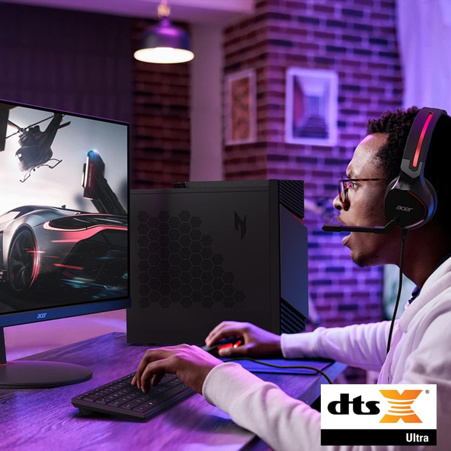 Gaming Desktop Intel Core i7-14700F NVIDIA GeForce RTX 4060 16GB DDR5 1TB PCIe Gen 4 SSD W835561