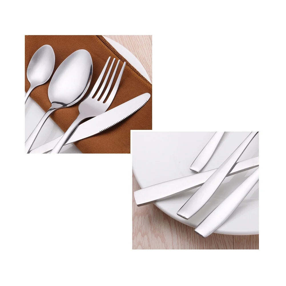24 Pcs Stainless Steel Flatware Drying Rack K851