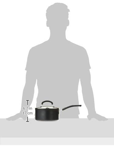 Nonstick Sauce Pan 3 Quart Black S4263