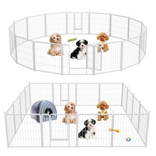 Black 32" Height 8 Panels Heavy Duty Dog Playpen L88048