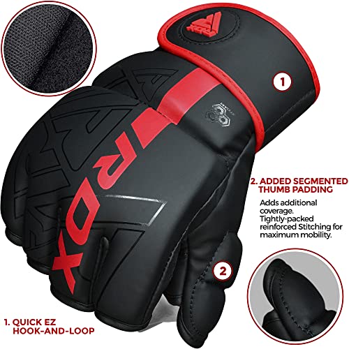 Pre-Curved Maya Hide Leather MMA Gloves X118
