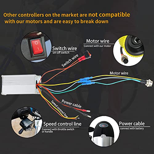 250W Brushless Motor Electric Bike Conversion Kit T537
