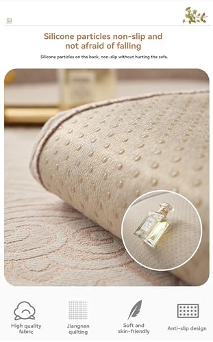Chenille Non-Slip 3 Seater Sofa Cover G54835