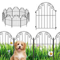 10 Panels No Dig Rustproof Metal Garden Fence 25ft Long 42 Inch High R348006