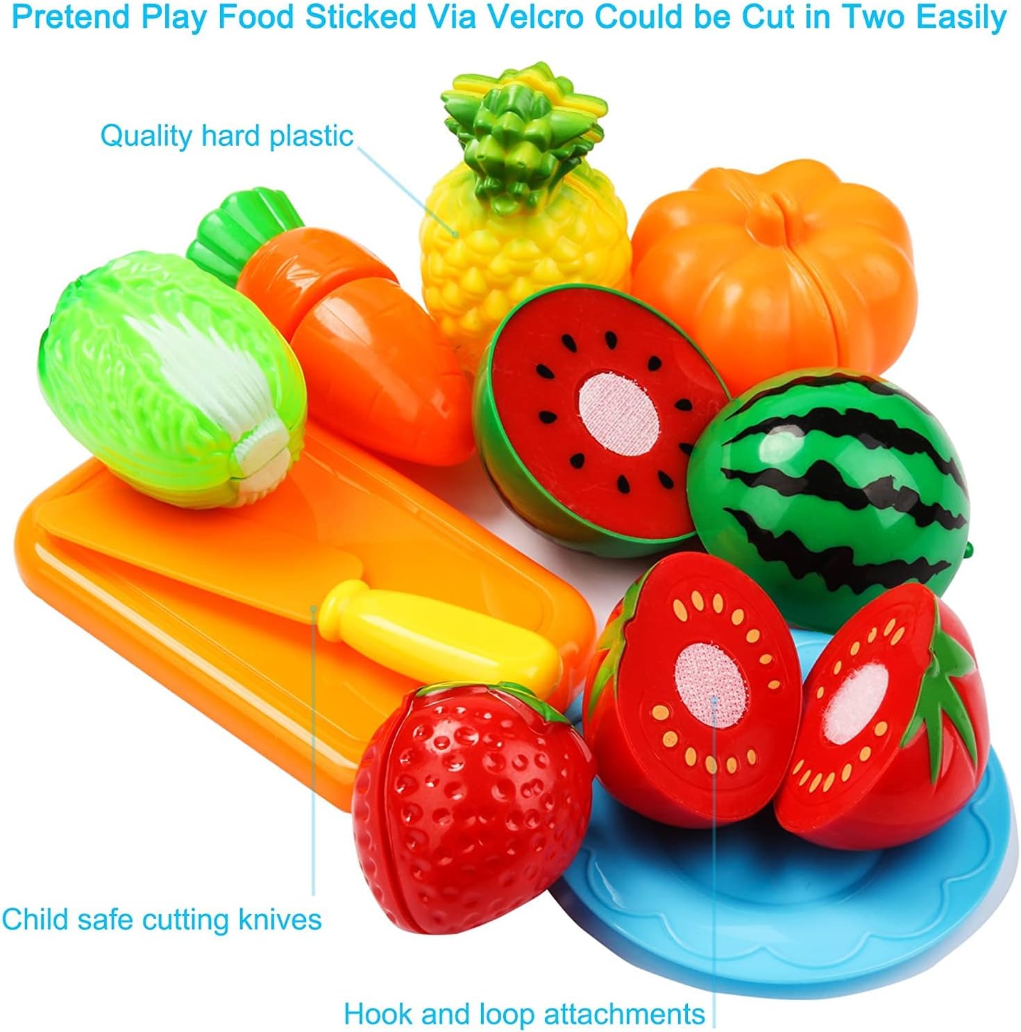 40pcs Cutting Play Food Set R36404