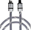 12AWG Oxygen Free Copper US AC Power Cord, IEC320-C13, 125V/15A, 3.3FT, Pack of 2 B766541