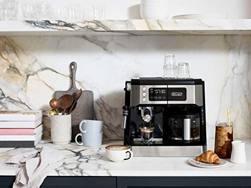 10-Cup Coffee Maker & Espresso Machine with Milk Frother O7055