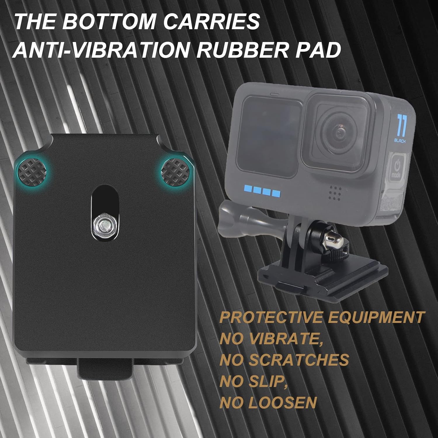 Aluminum Helmet Camera Mount I47931