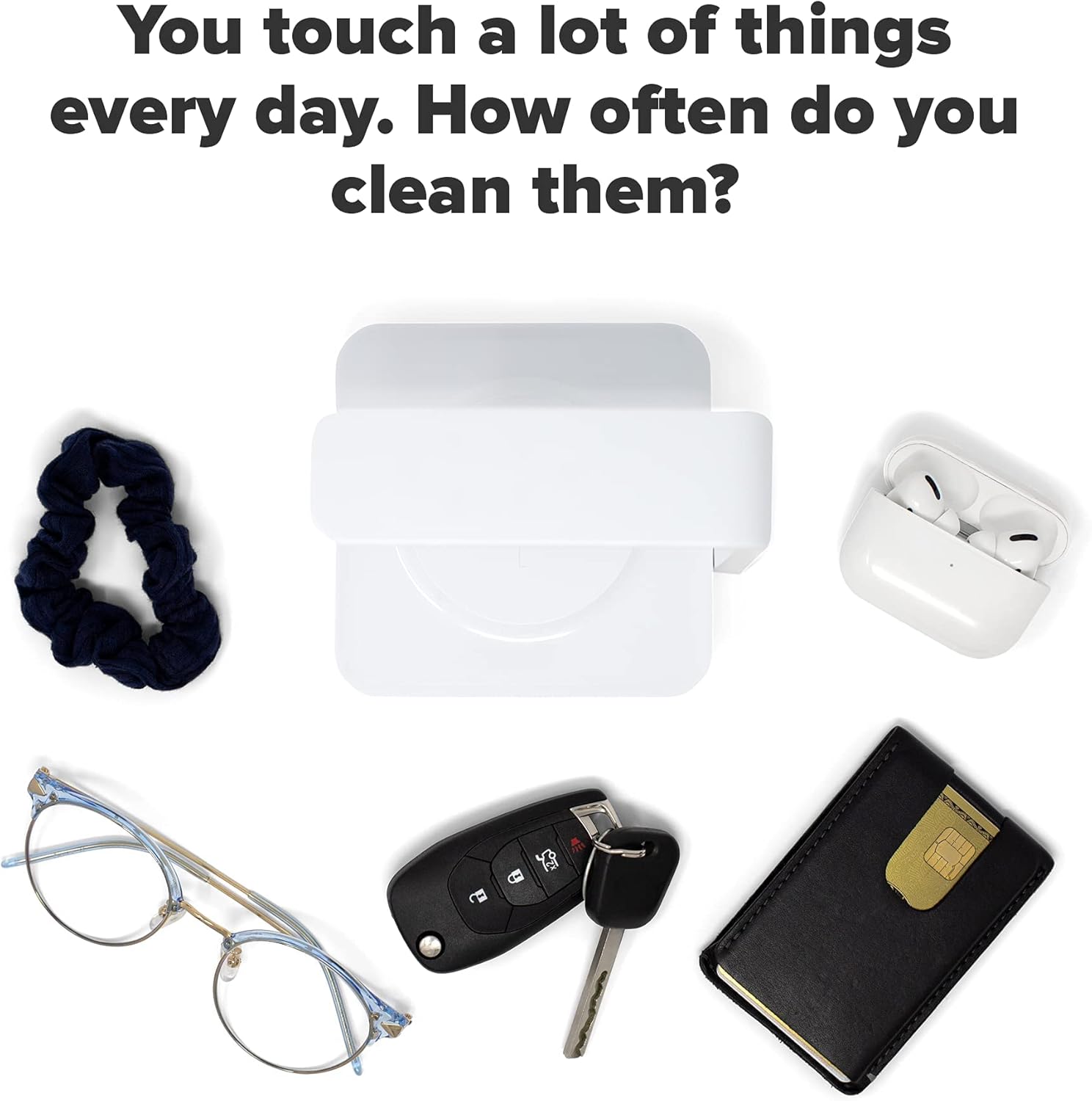 White UV Phone Sanitizer and Charger X669