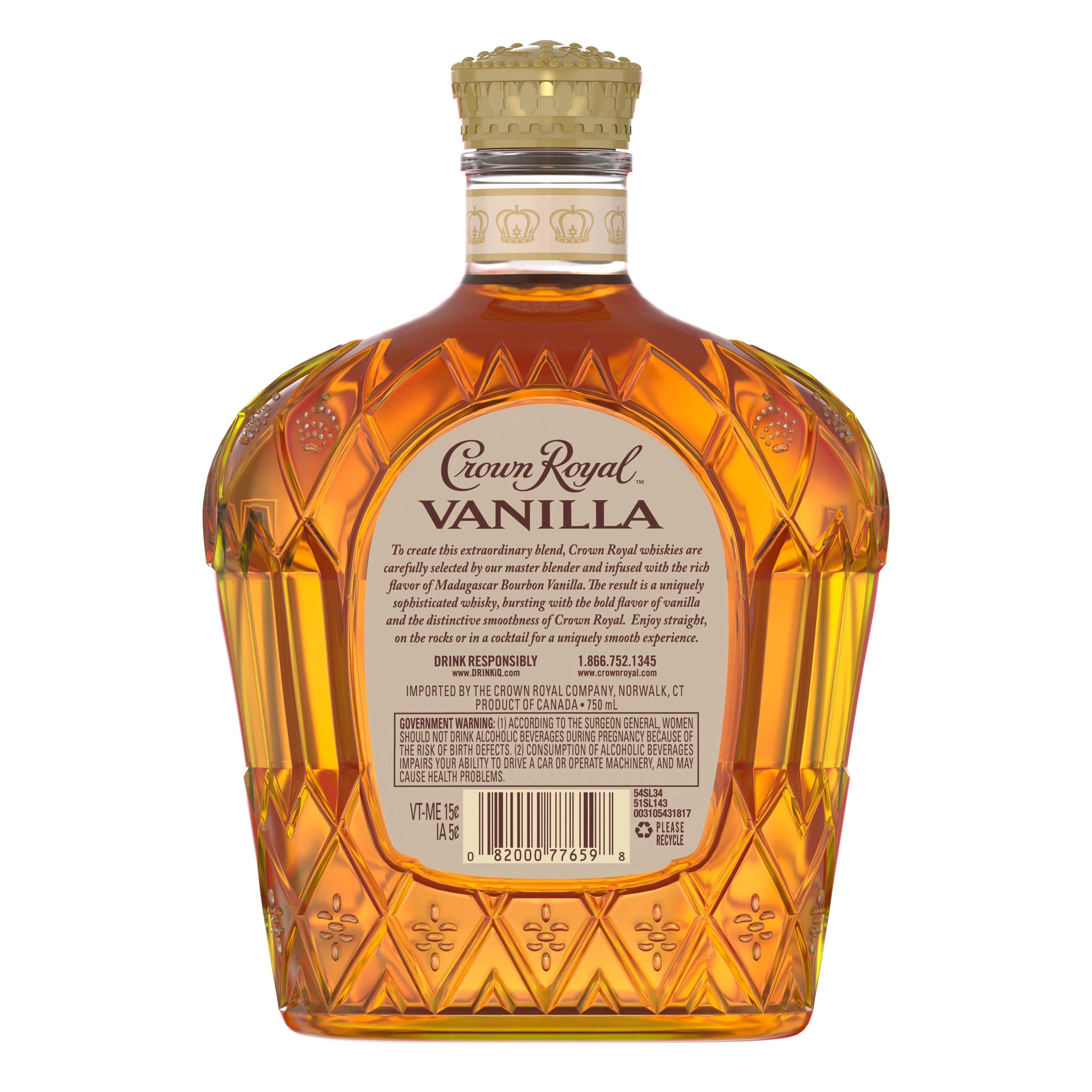 Vanilla Flavored Whisky, 750 ml, 35% ABV A939504