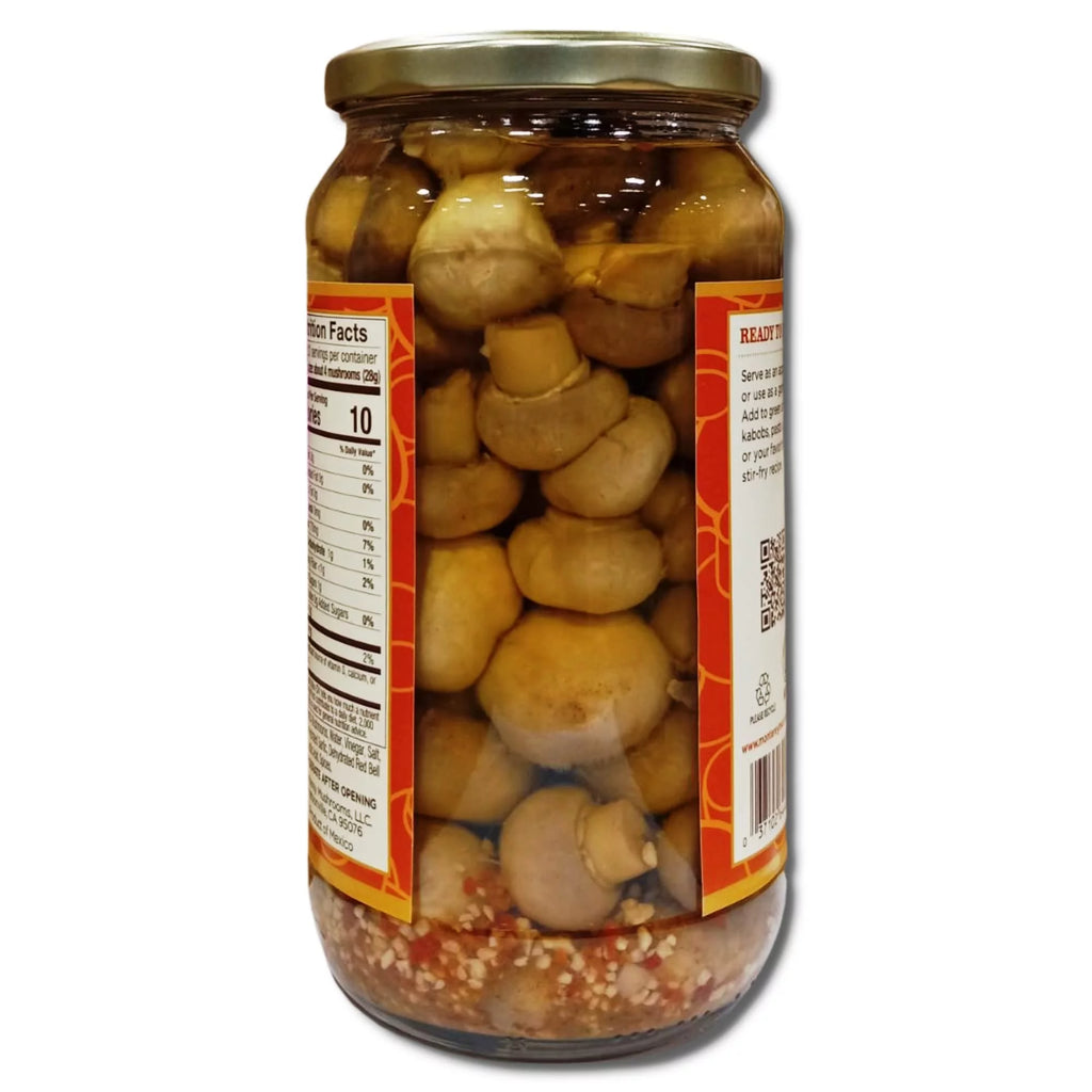 32 Ounce Garlic Marinated Mushrooms Pack of 2 N708