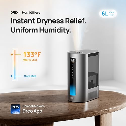 6L Smart Warm & Cool Mist Ultrasonic Humidifier I976