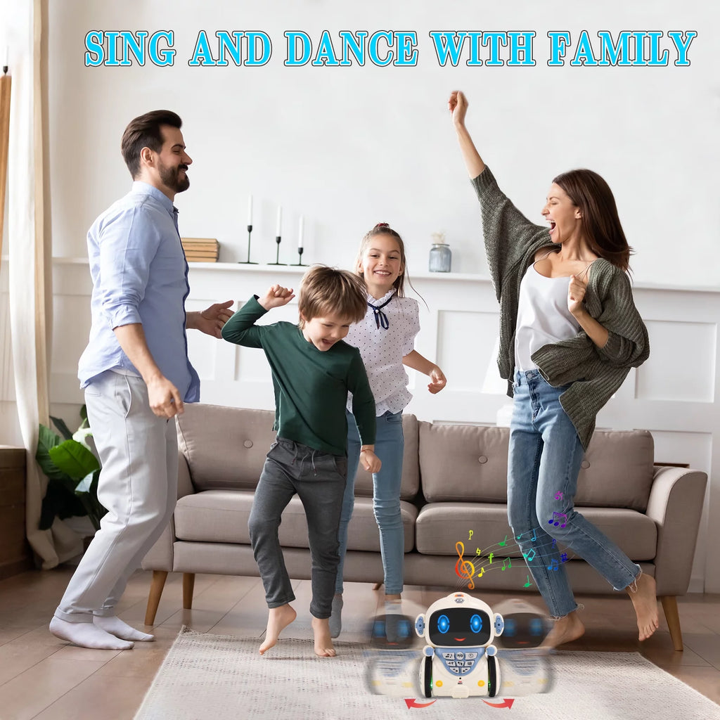 Kids Robot Toys with Voice Control Speech Recognition Singing Dancing Interactive Robot L36074