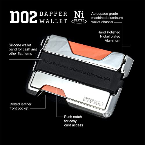 Slim Minimalist Wallet with RFID Blocking Leather U103838