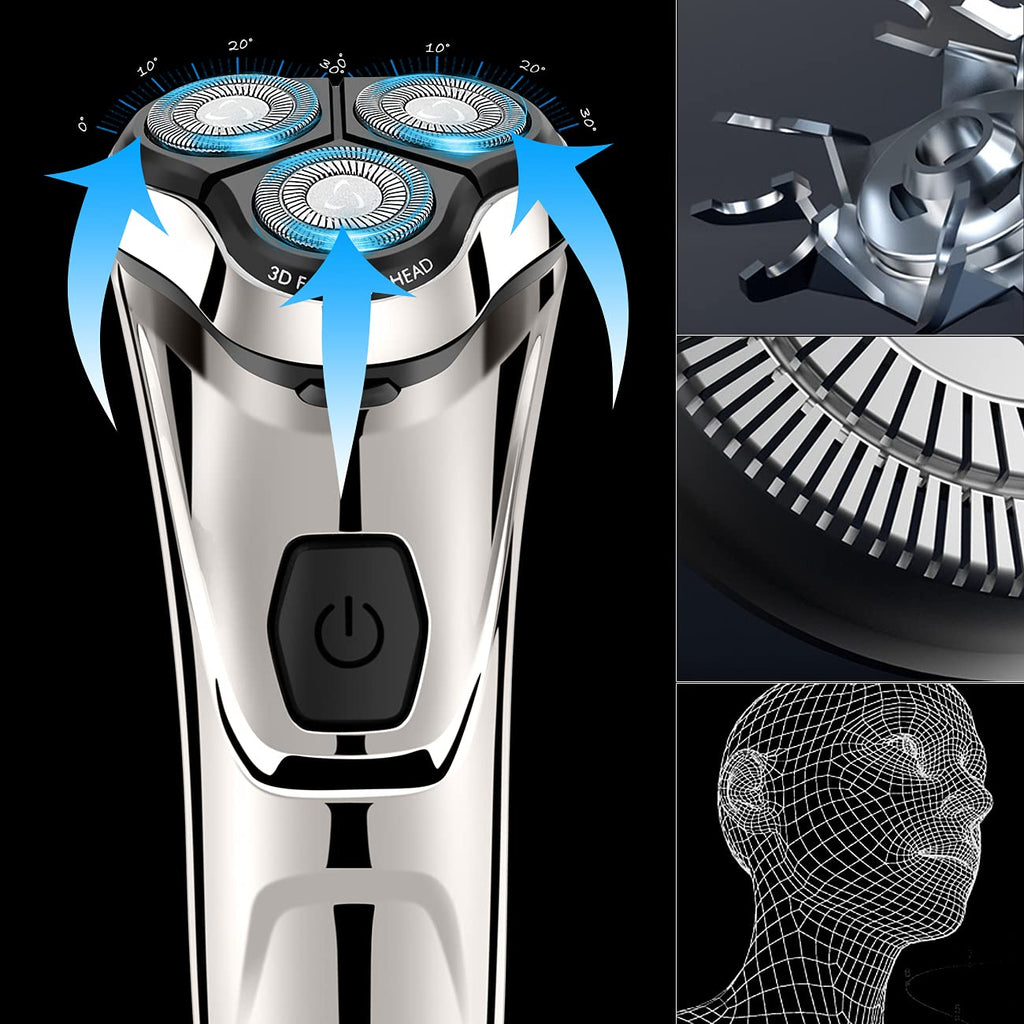 Electric Rotary Razor with Pop-up Trimmer Q652075