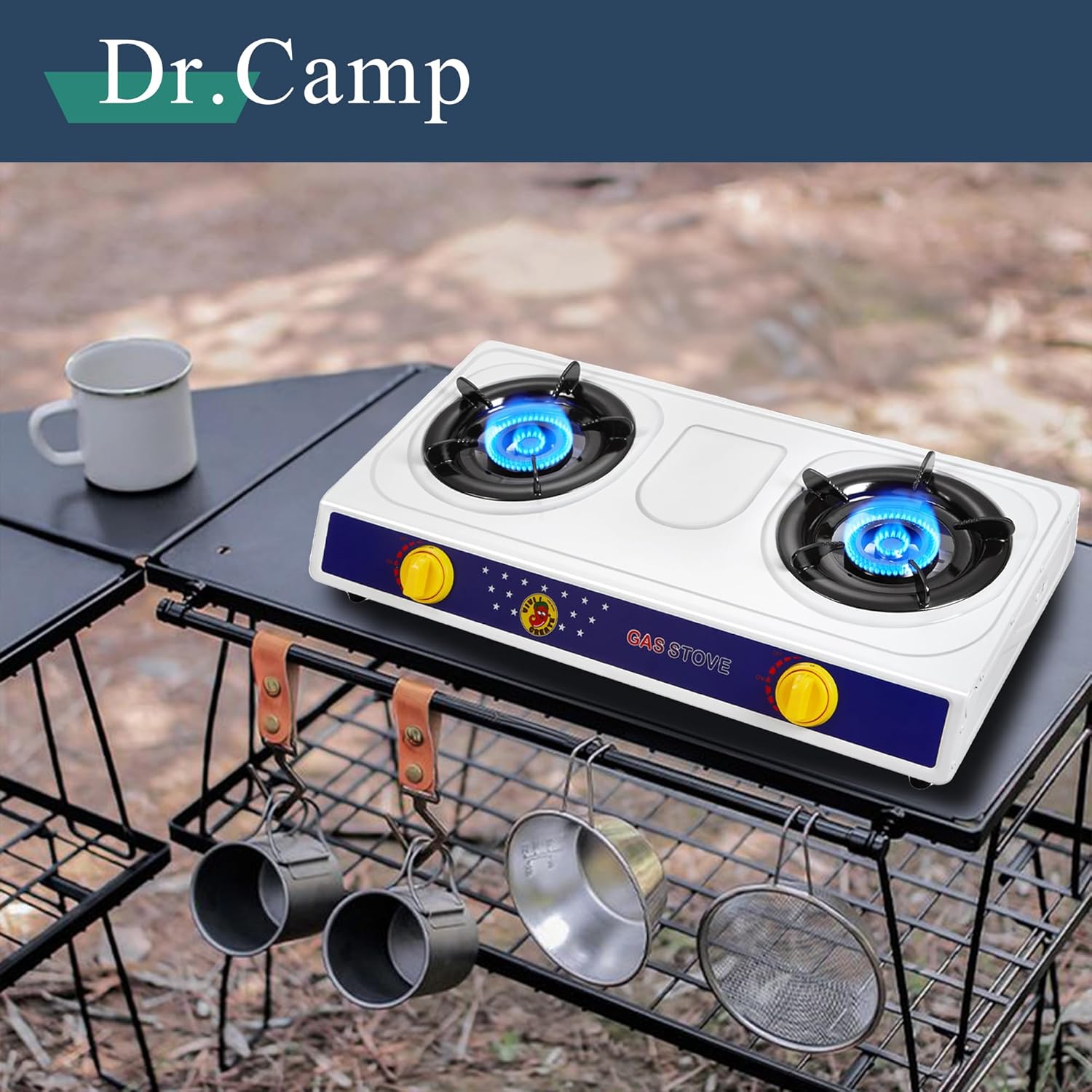 2 Burner Camping Stove K9347