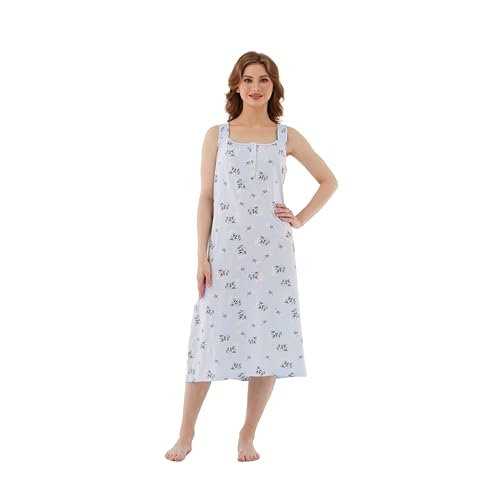 100% Cotton Sleeveless Nightgown S96953